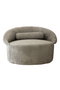 Atelier Del Sofa Juego de Sofá de 1 Plaza y Pouffe Antracita